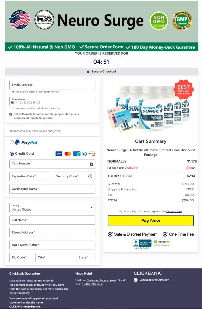 Neuro Surge -Secure-Checkout