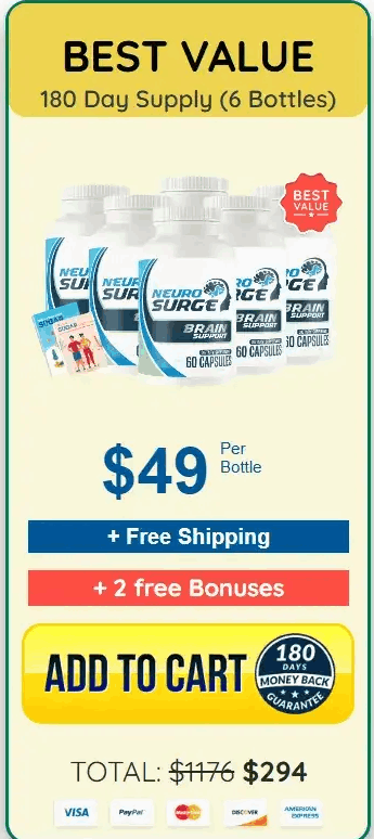 Neuro Surge 6 bottle